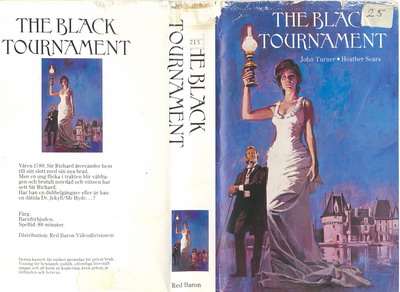 BLACK TOURNAMENT (VHS) laminerat omslag